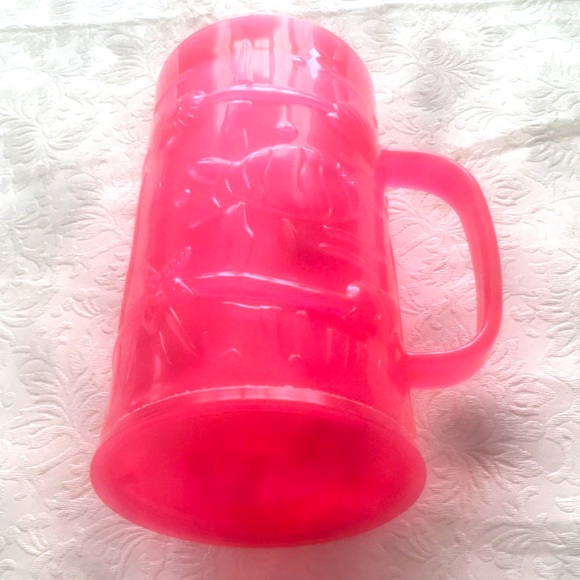 🔥2/$20🔥Double Wall Gel Freezer Pink Mug Fish Design - Picture 3 of 11